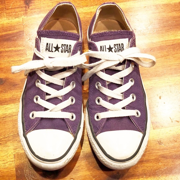 dark purple chucks